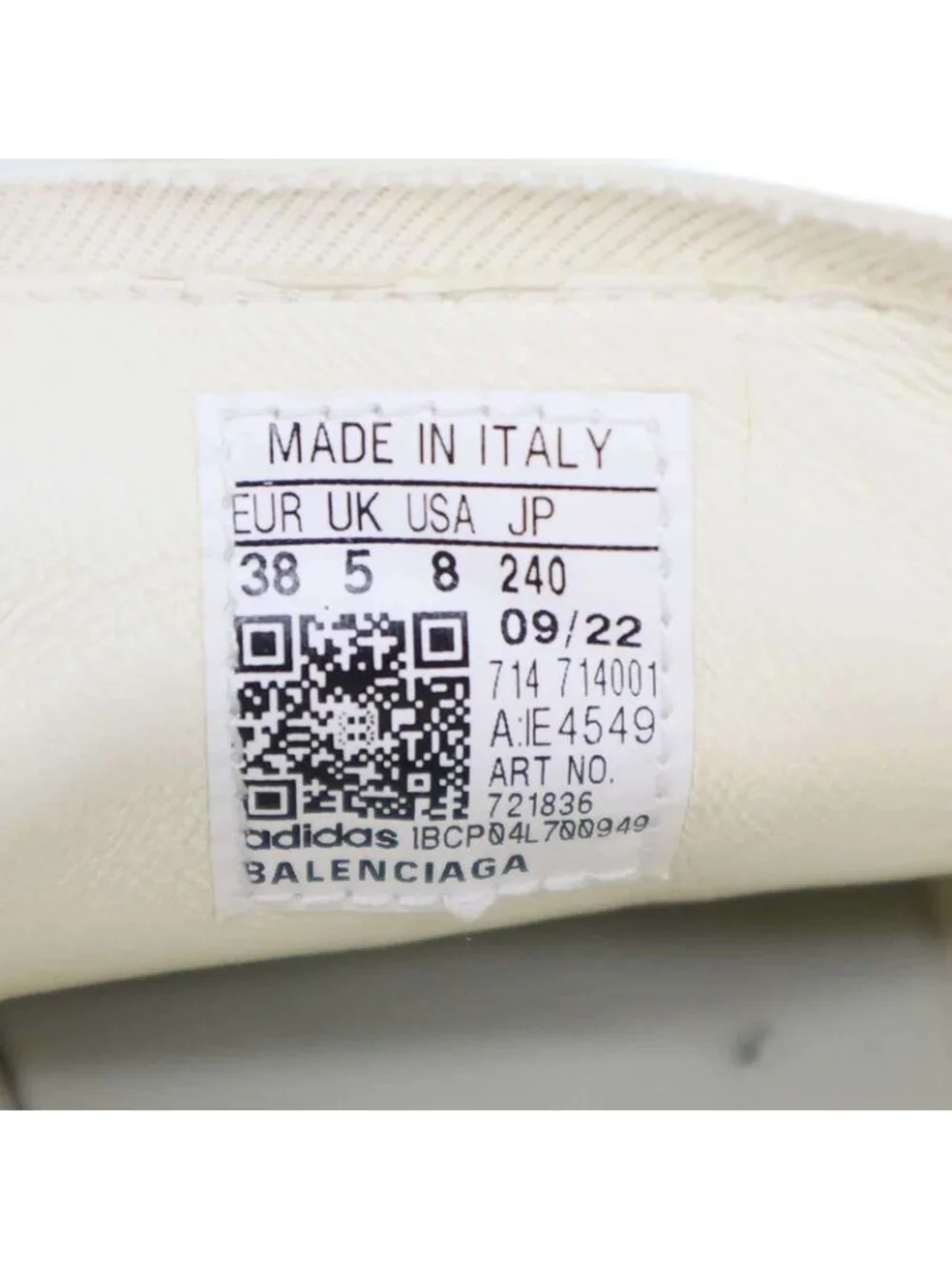 Balenciagaadidas Balenciaga Adidas Stan Smith Worn-Out Vintage Low - Picture 6 of 10